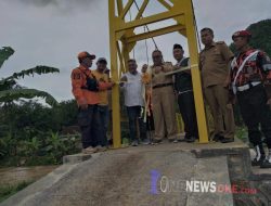 DIRESMIKAN ! Jembatan Gantung Cimalim di Ciemas, Kini Resmi Dibuka Bupati Sukabumi