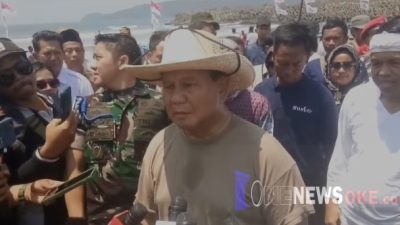 Menhan Prabowo Subianto Berkunjung ke Pangandaran, Perkuat Komitmen Lingkungan dan Nelayan