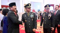 Pelantikan Menko Polhukam dan Menteri ATR/BPN, Dihadiri Panglima TNI